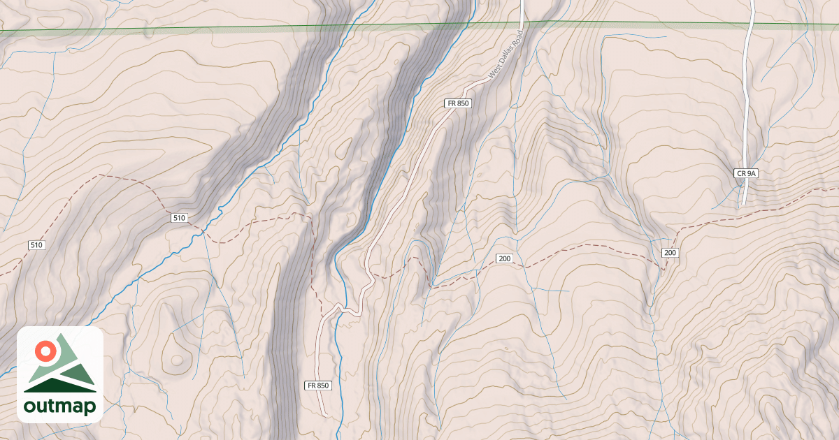 Map of WEST DALLAS