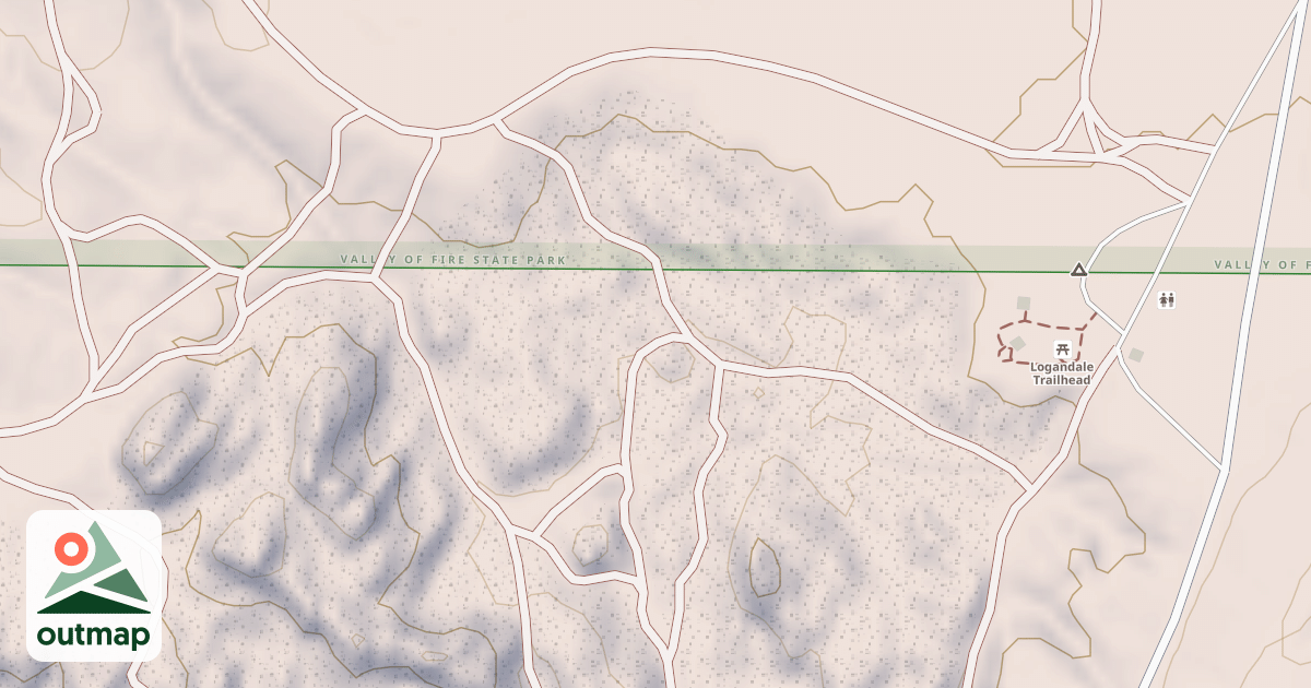 Map of BLM National GTLF Public Motorized Roads 06b51338-9981-404f-96b9-a7bce77f0f09