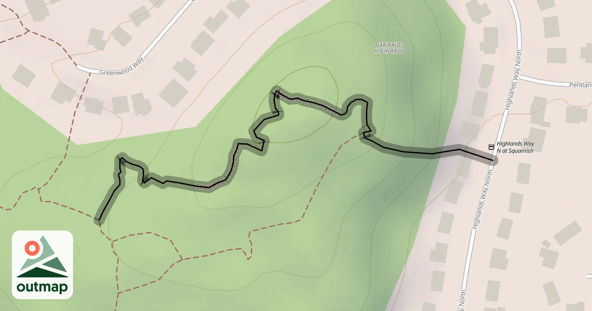 Map of Stairway To Heaven