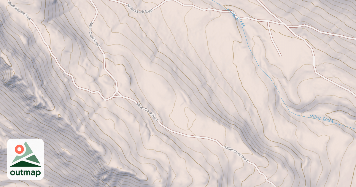 Map of MILLER CREEK
