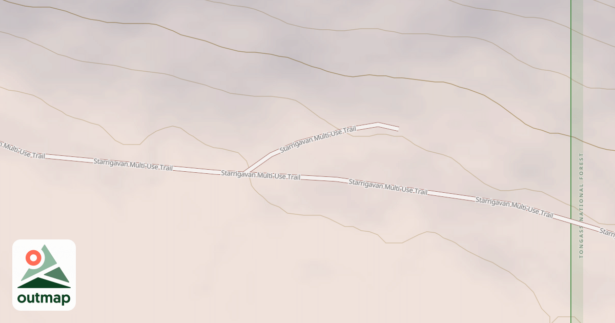 Map of Starrigavan Valley Spur A
