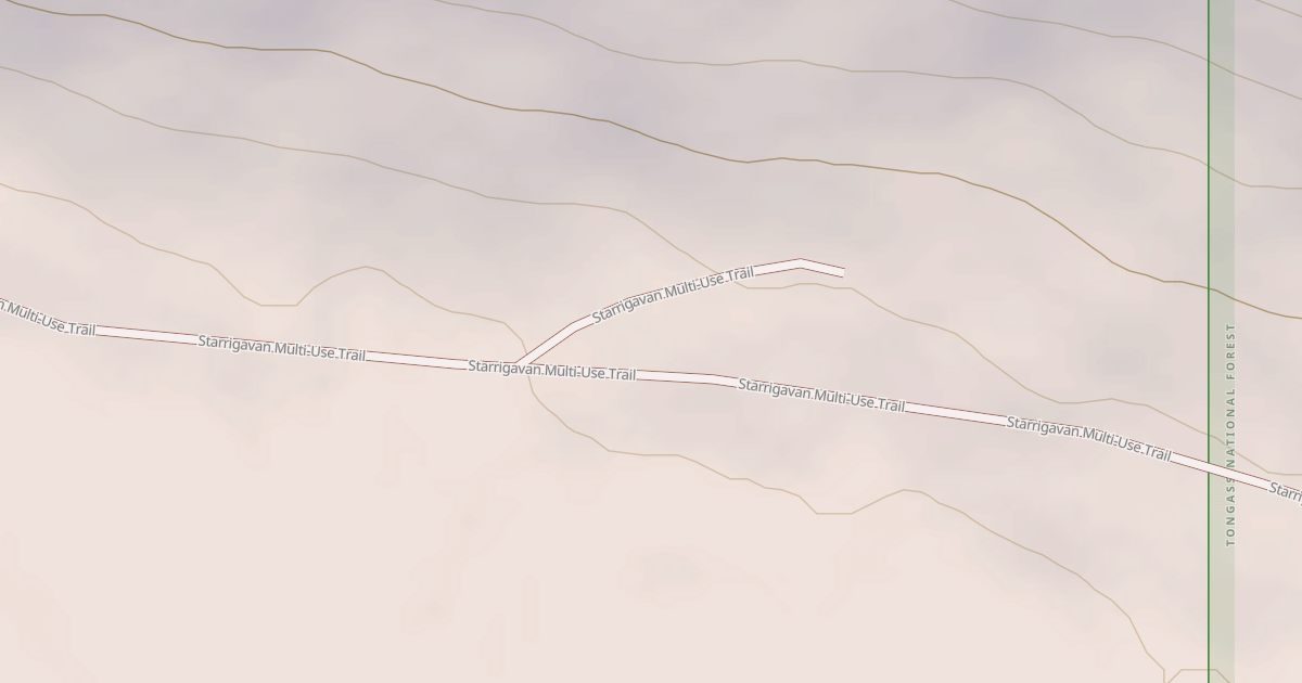 Map preview of Starrigavan Valley Spur A