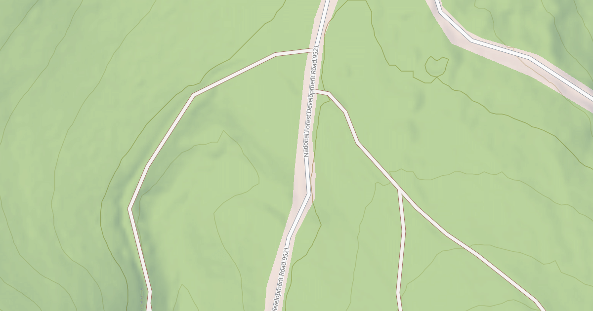 Map preview of NORTH FORK CHEWELAH CREEK