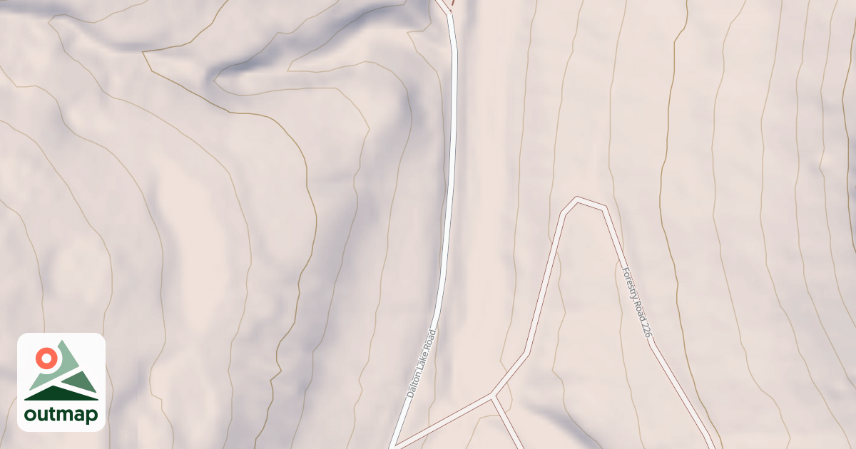 Map of DALTON LAKE