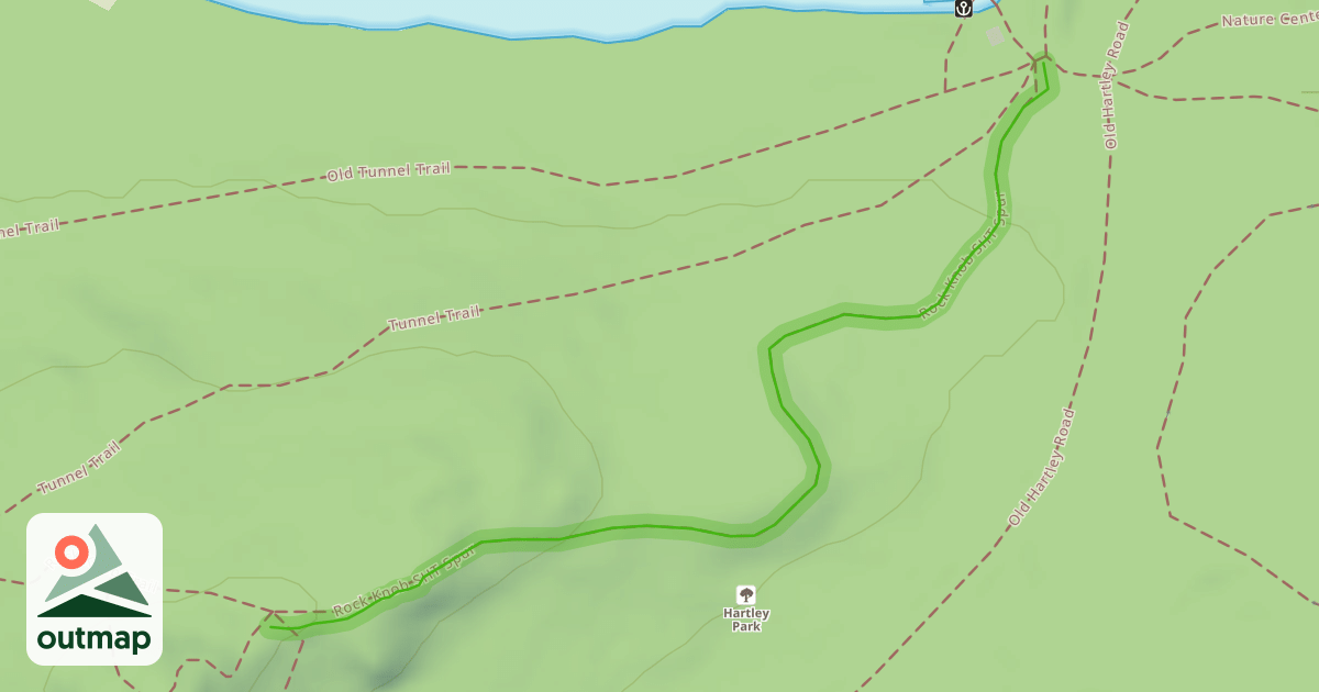 Map of Rock Knob SHT Spur