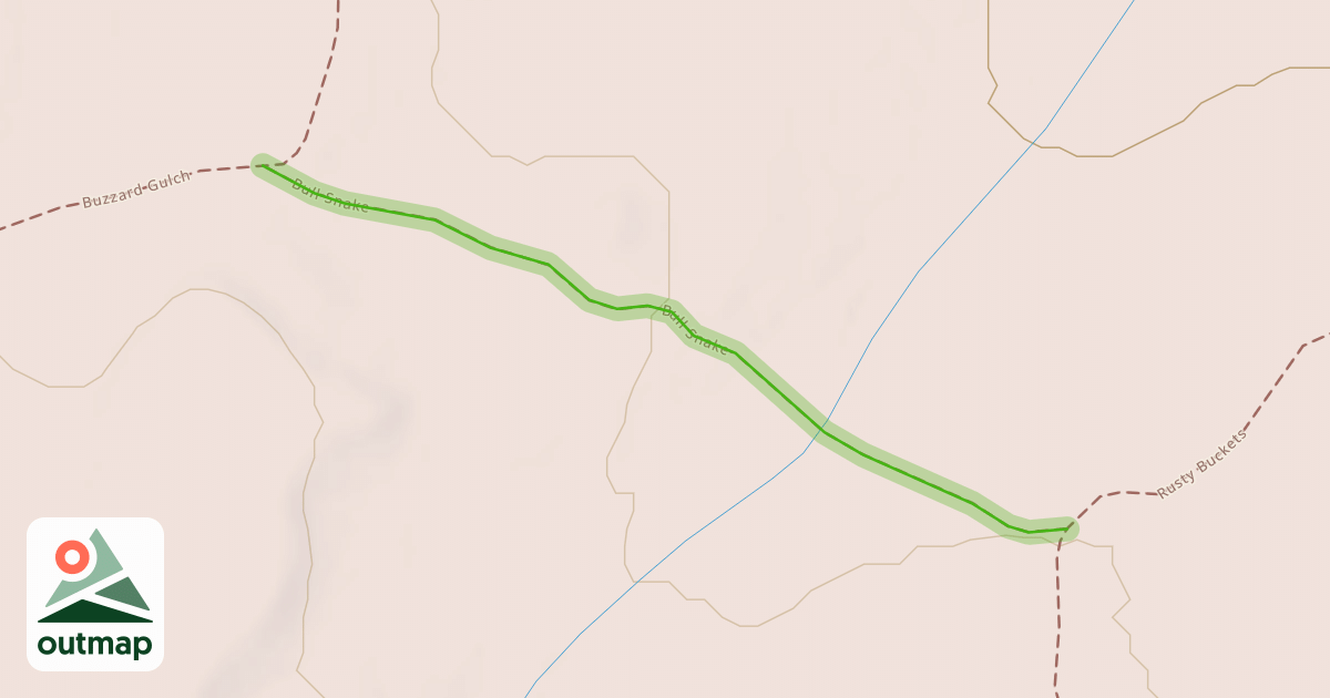 Map of Bull Snake