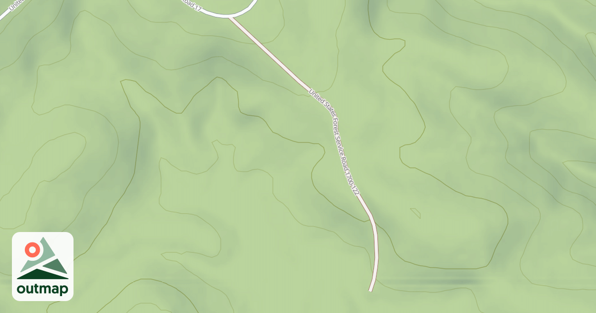 Map of USFS National Forest System Roads {202DAB32-D2CC-4BDF-836C-CFE9BF09CDAA}