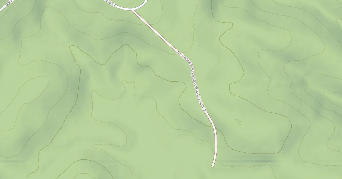 Map preview of USFS National Forest System Roads {202DAB32-D2CC-4BDF-836C-CFE9BF09CDAA}