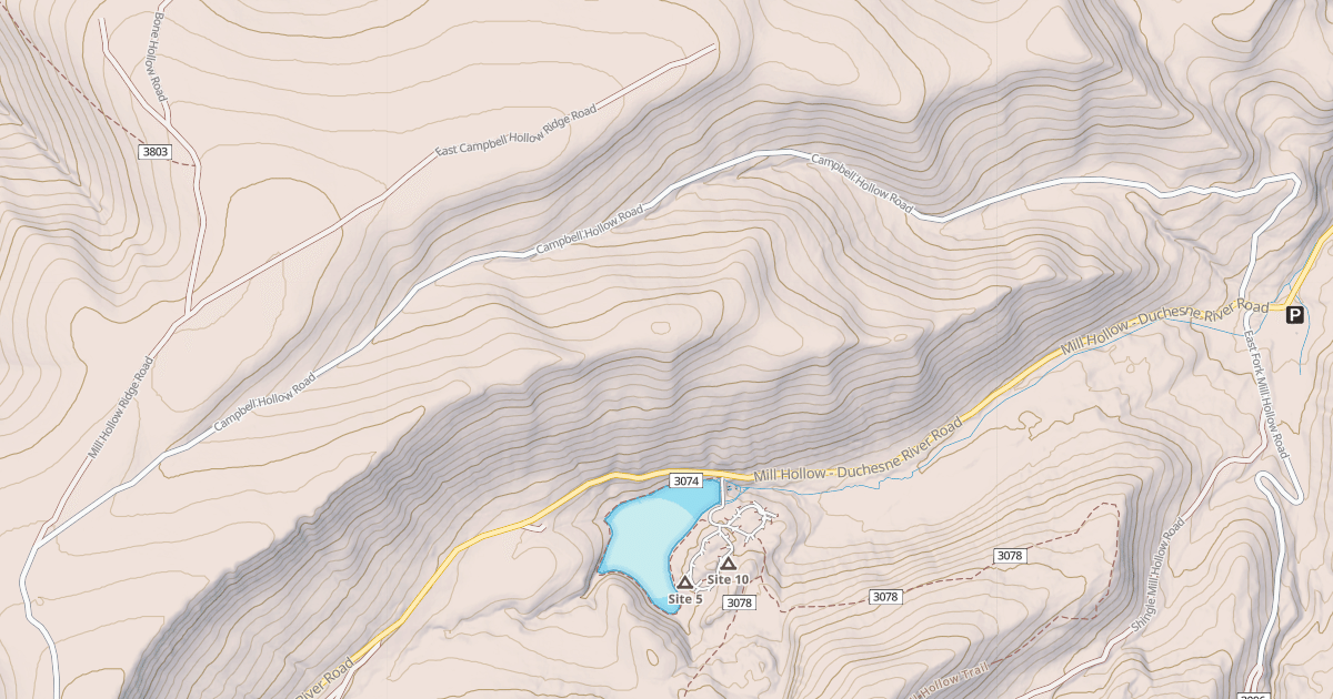Map preview of CAMPBELL HOLLOW