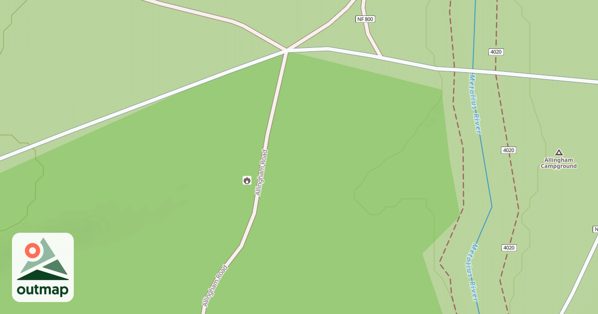 Map of ALLINGHAM