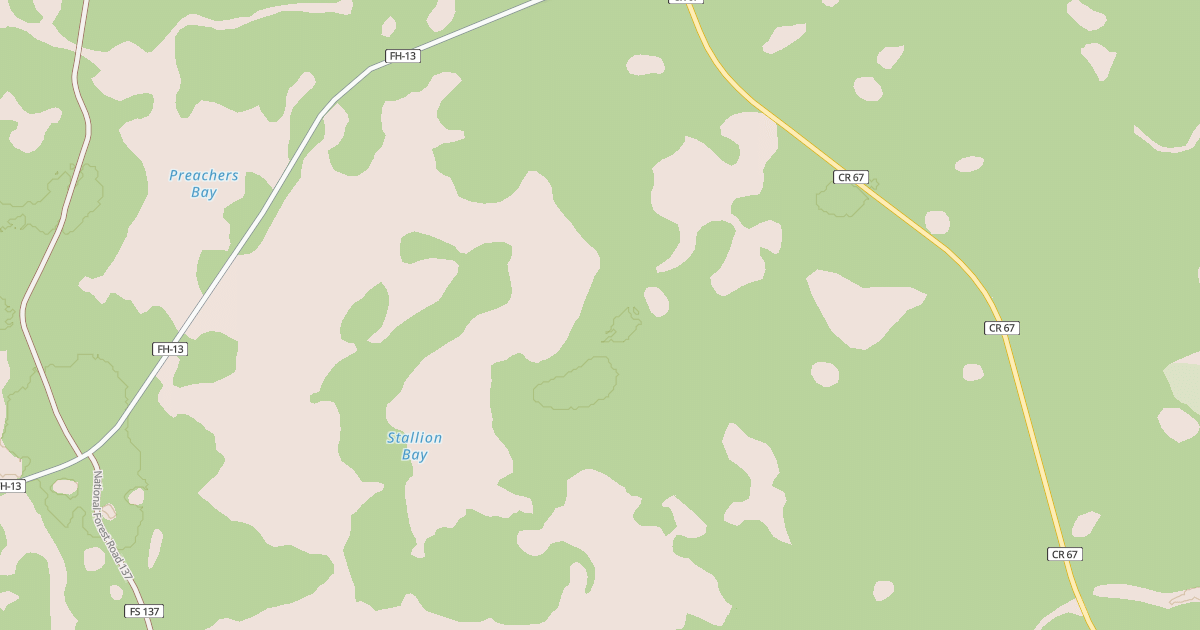 Map preview of USFS Motor Vehicle Use Map Roads {F17F2226-4895-4ACC-8424-7BFF4062530C}