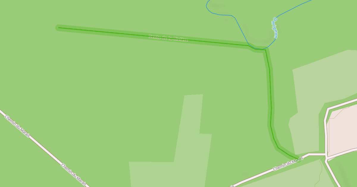 Map preview of Sente de la Rivière