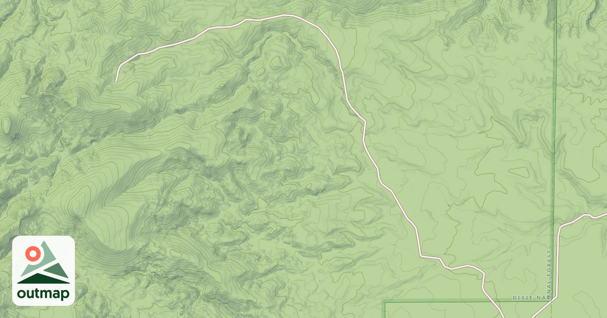 Map of THREE CREEKS