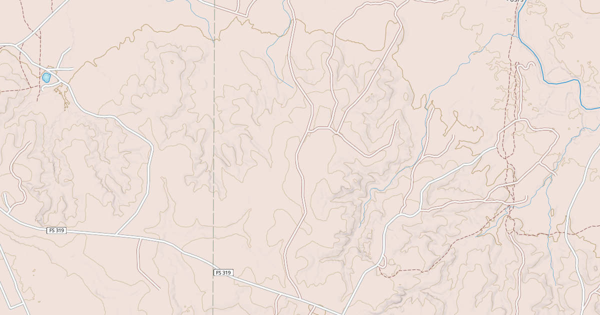 Map preview of USFS National Forest System Roads {69653A4B-94E0-42E0-ADA7-9F8ED742A561}