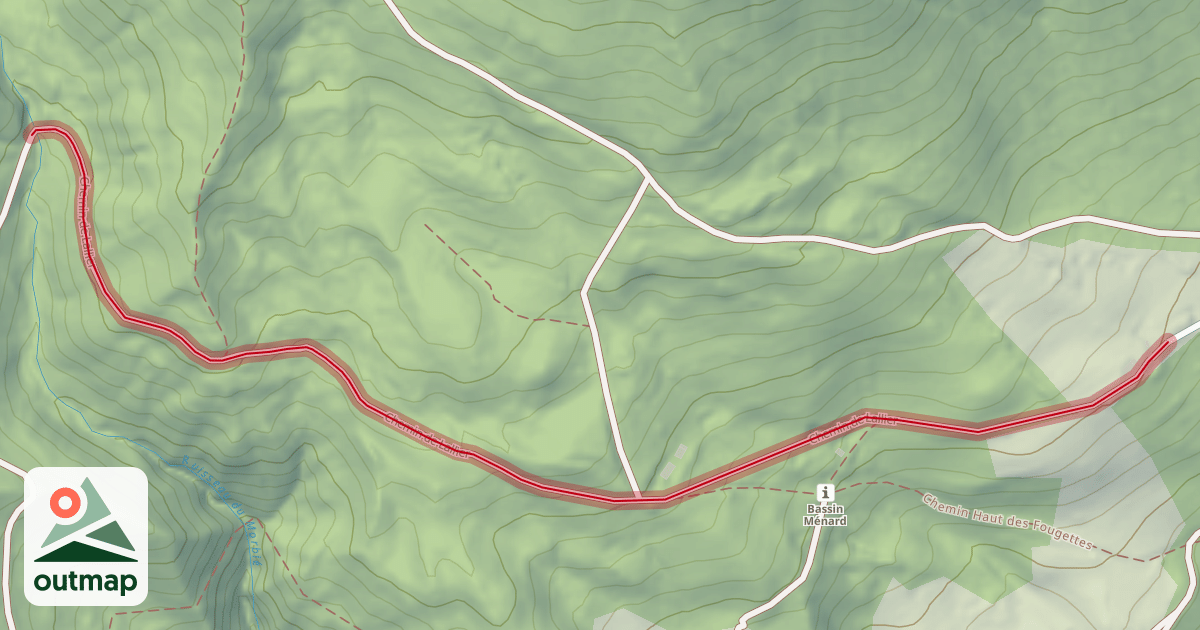 Map of Chemin de Lallier