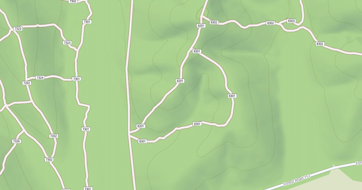 Map preview of USFS Motor Vehicle Use Map Trails 19452