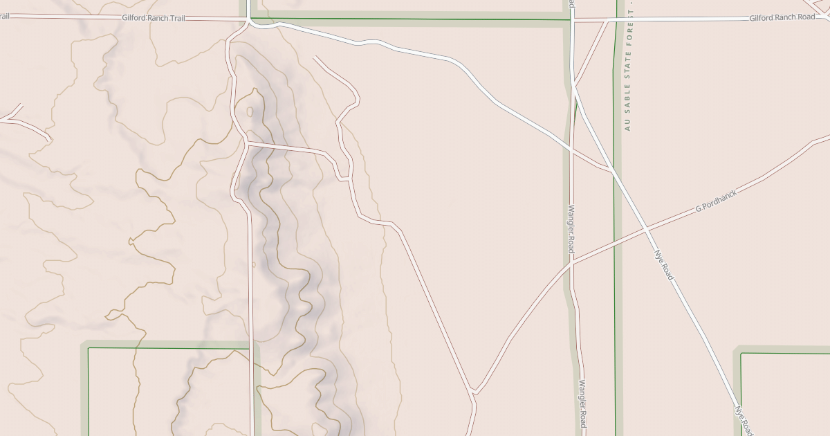 Map preview of Rose City Trail
