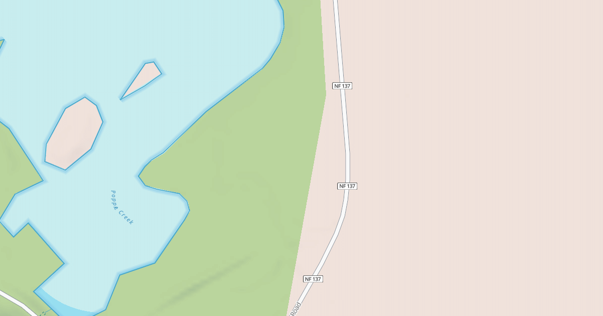 Map preview of POPPLE CREEK CAMP SPUR