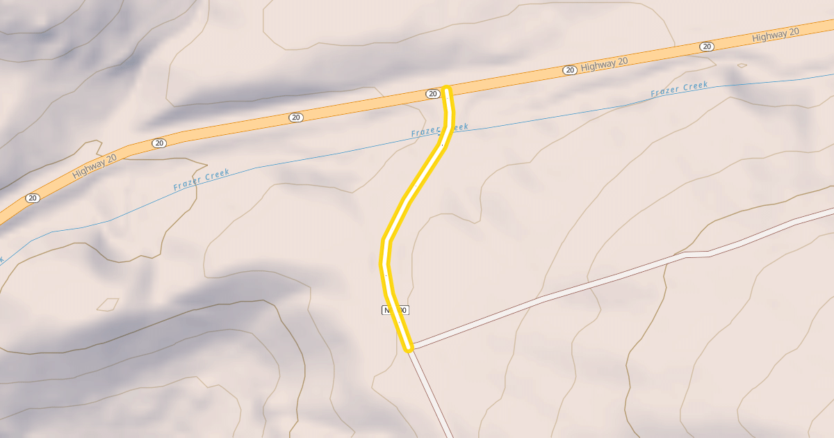 Map preview of Forest Road 600