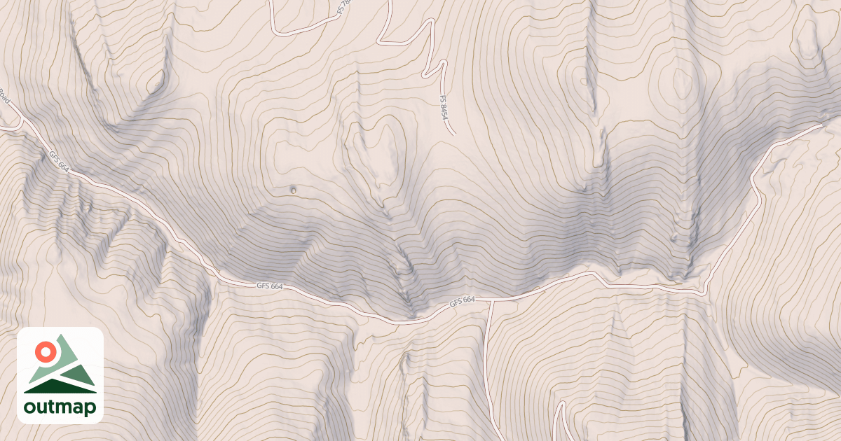 Map of UPPER GIRD CREEK