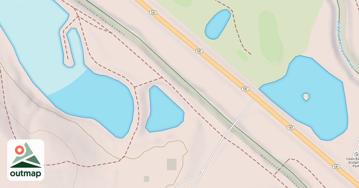 Map of Town Loop Trail
