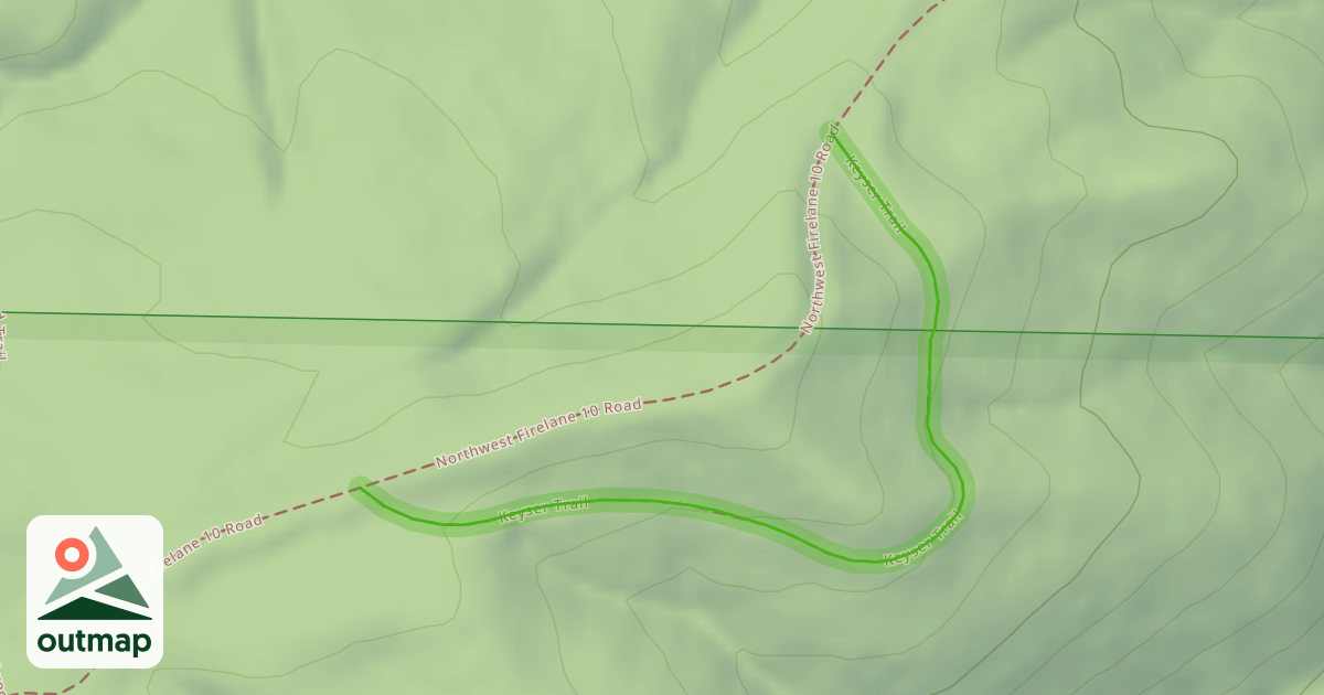Map of Keyser Trail