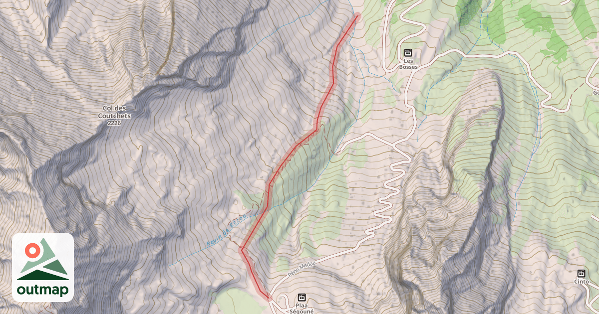 Map of Les Flancs du Ger