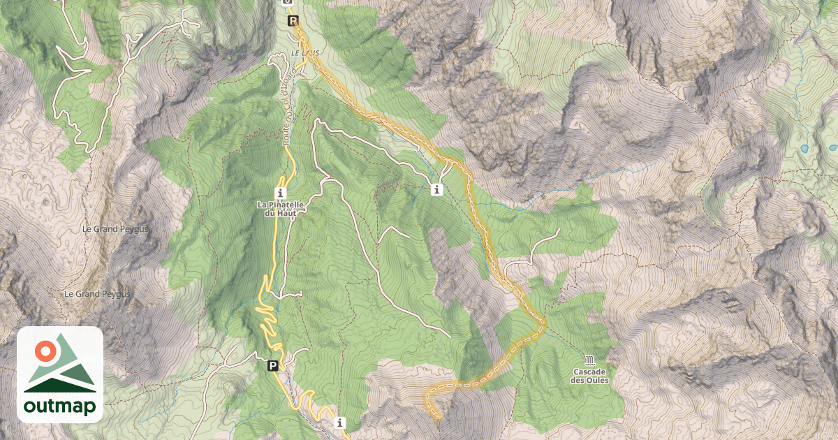 Map of L'Arpelin — Le Laus