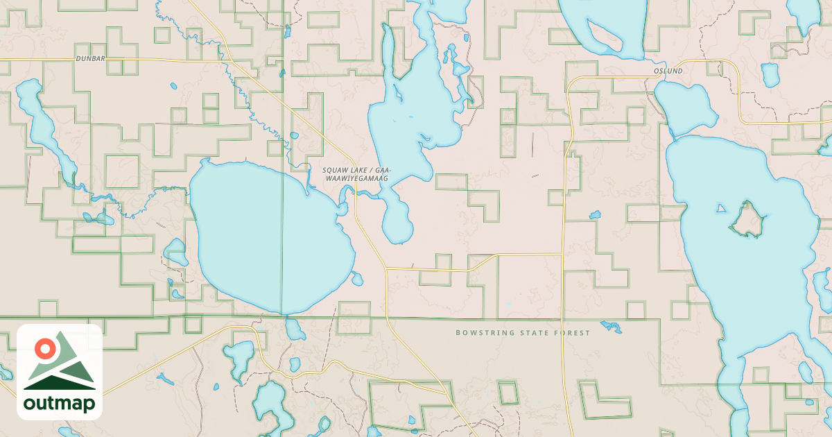 Map of Avenue Of Pines Snowmobile Tr