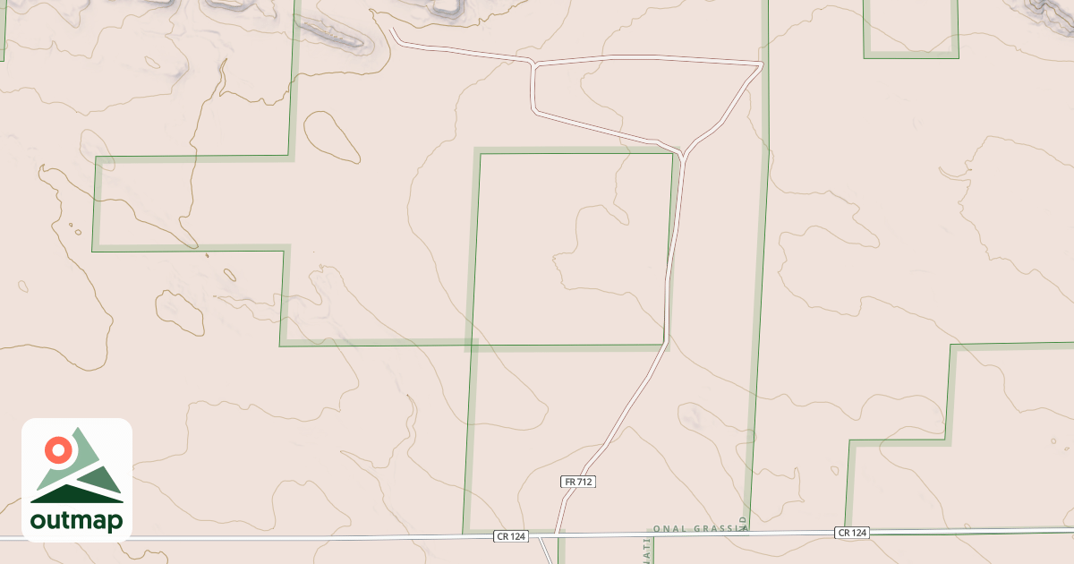 Map of ROAD 712 - INDIAN CAVES