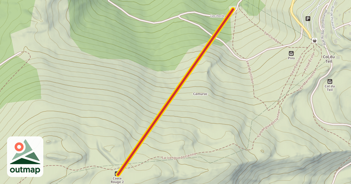 Map of Coste Rouge 1