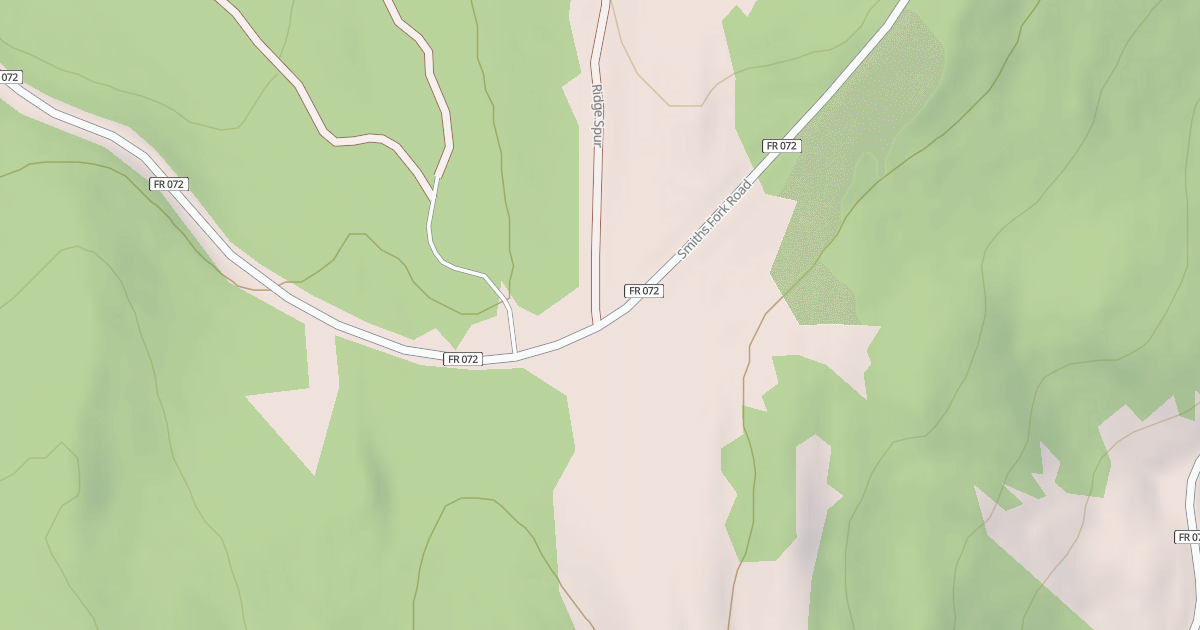 Map preview of Smiths Fork Snowmobile