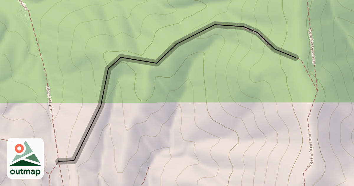 Map of Apache Crossup