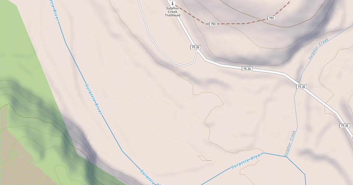 Map preview of SULPHUR CR CG-A
