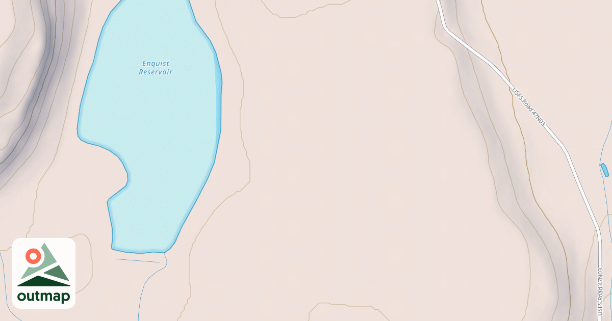 Map of ENQUIST RESV