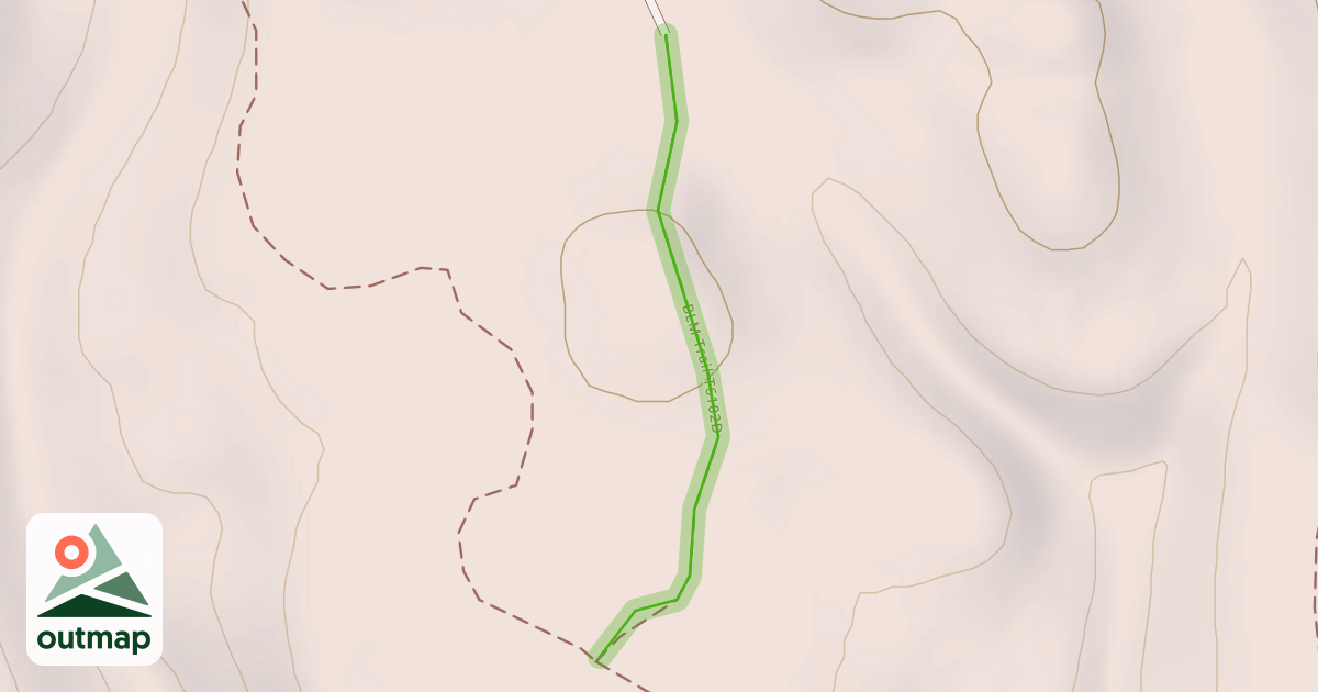 Map of BLM Trail T6102D