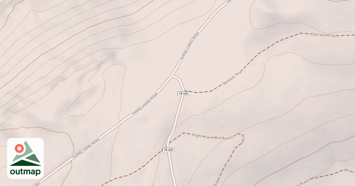 Map of USFS Motor Vehicle Use Map Roads {C943B387-F132-4C48-9313-4921B02EE1B4}