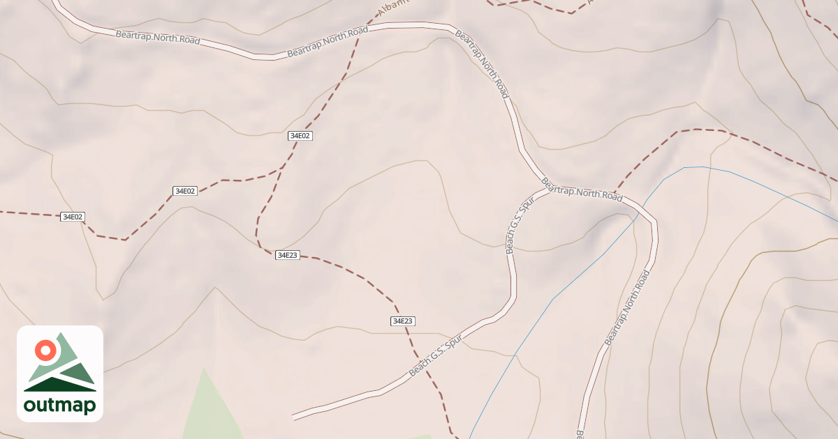 Map of BEACH G.S.