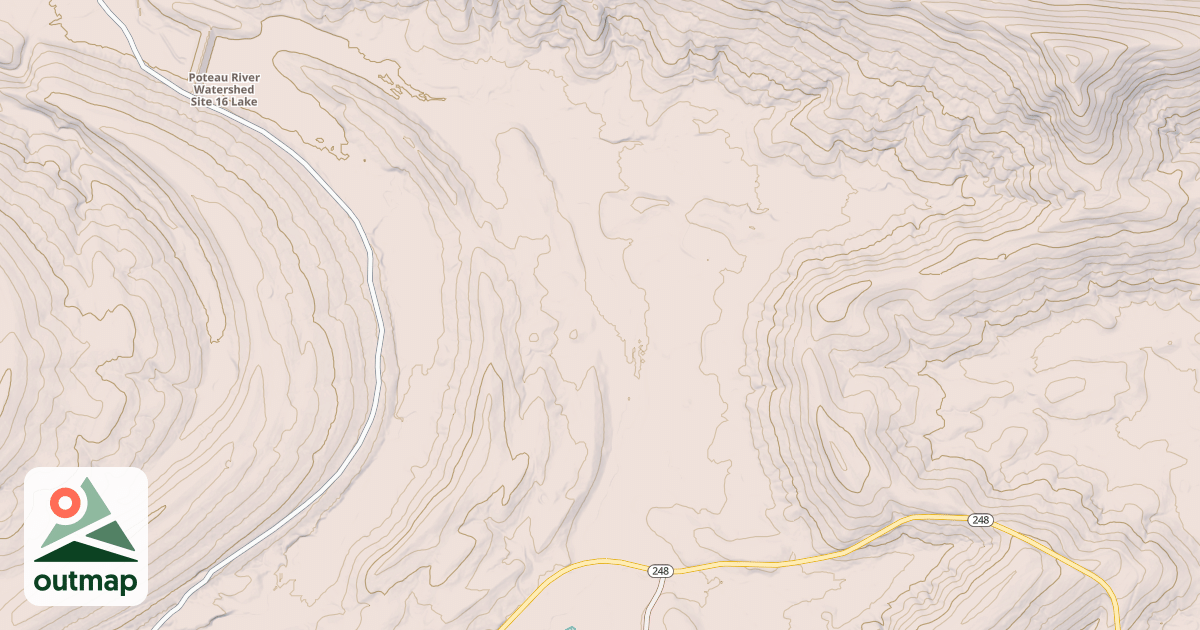 Map of EAST CHALYBEATE