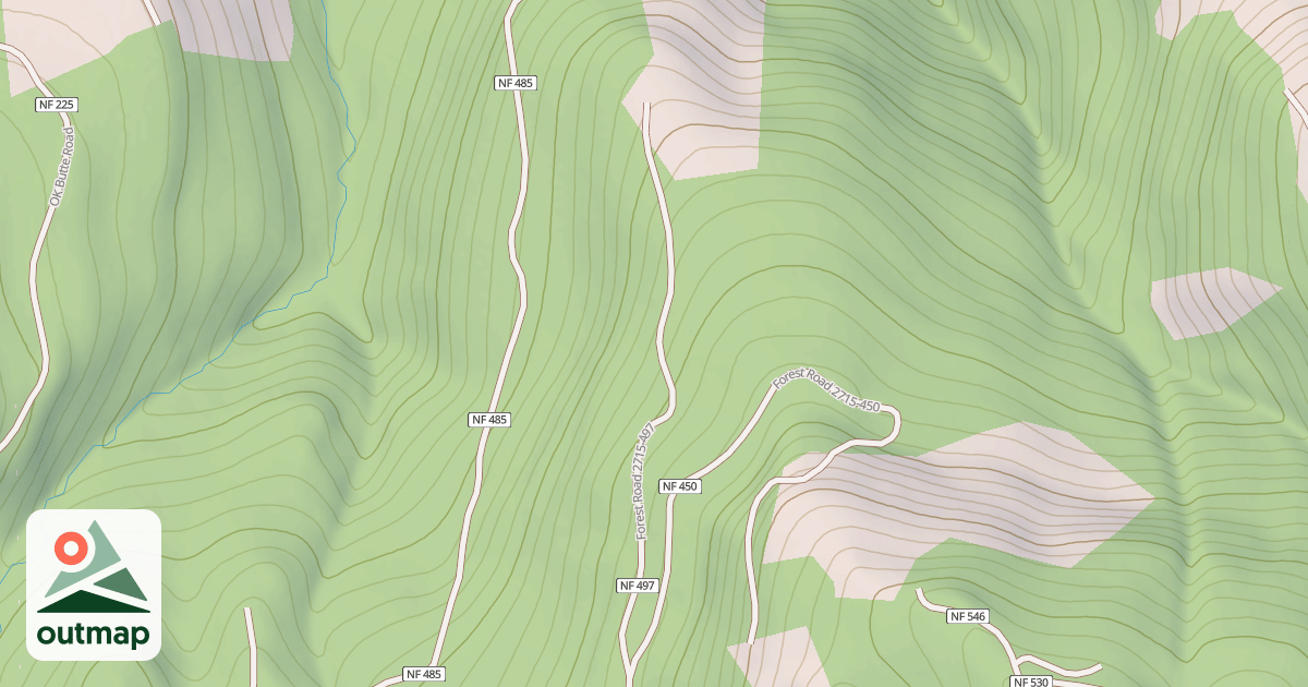 Map of CALFHEAD T.S.