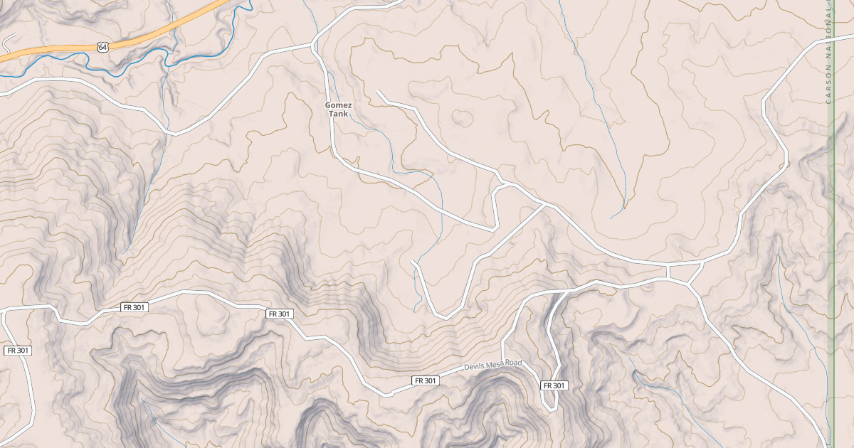 Map preview of DEVILS MESA