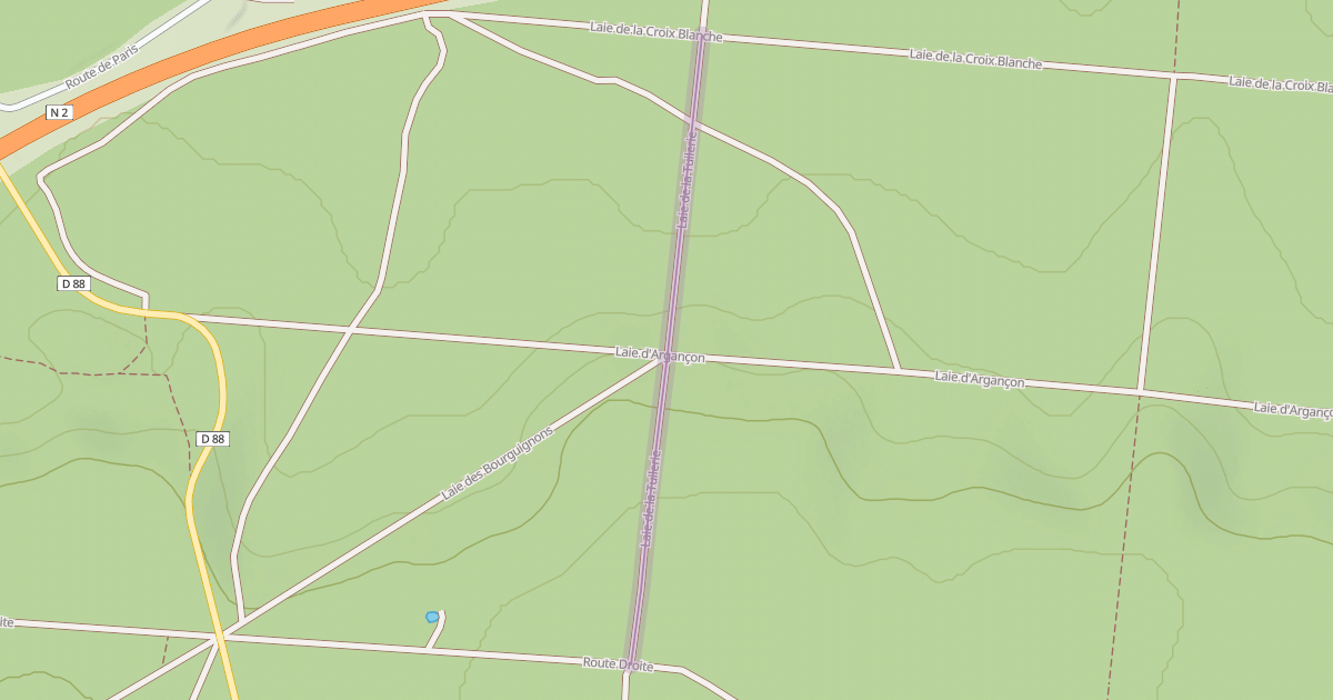 Map preview of Laie de la Tuilerie