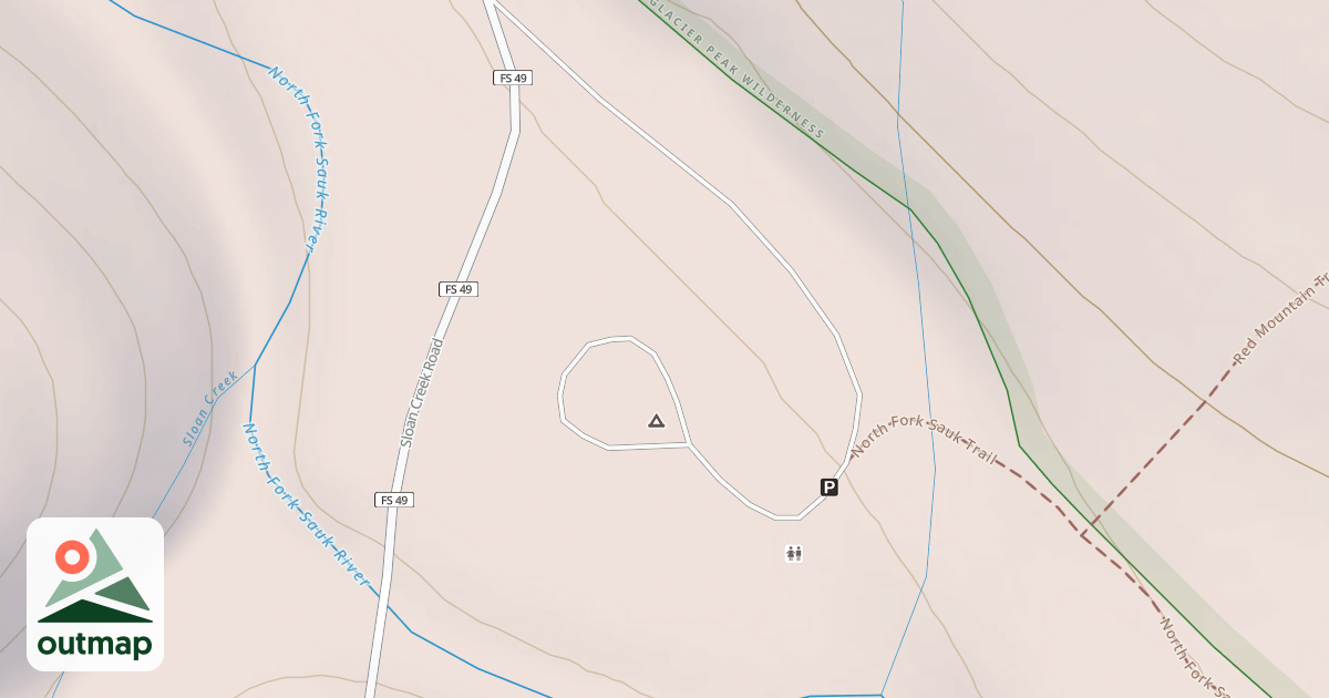 Map of SLOAN CR CG