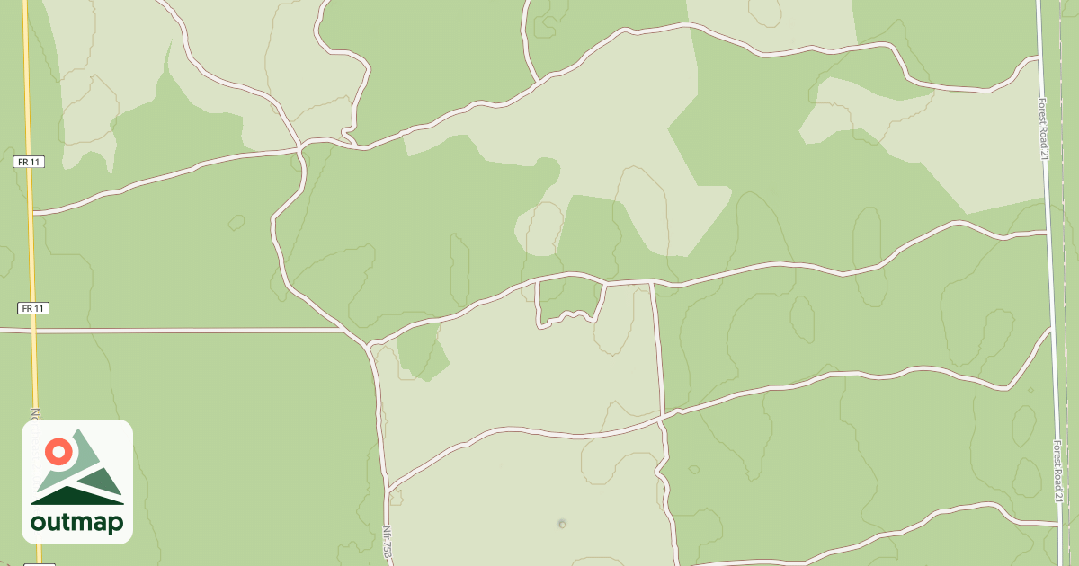 Map of USFS Motor Vehicle Use Map Roads {3F04053D-07A4-46B0-ABC9-B37F1359656B}