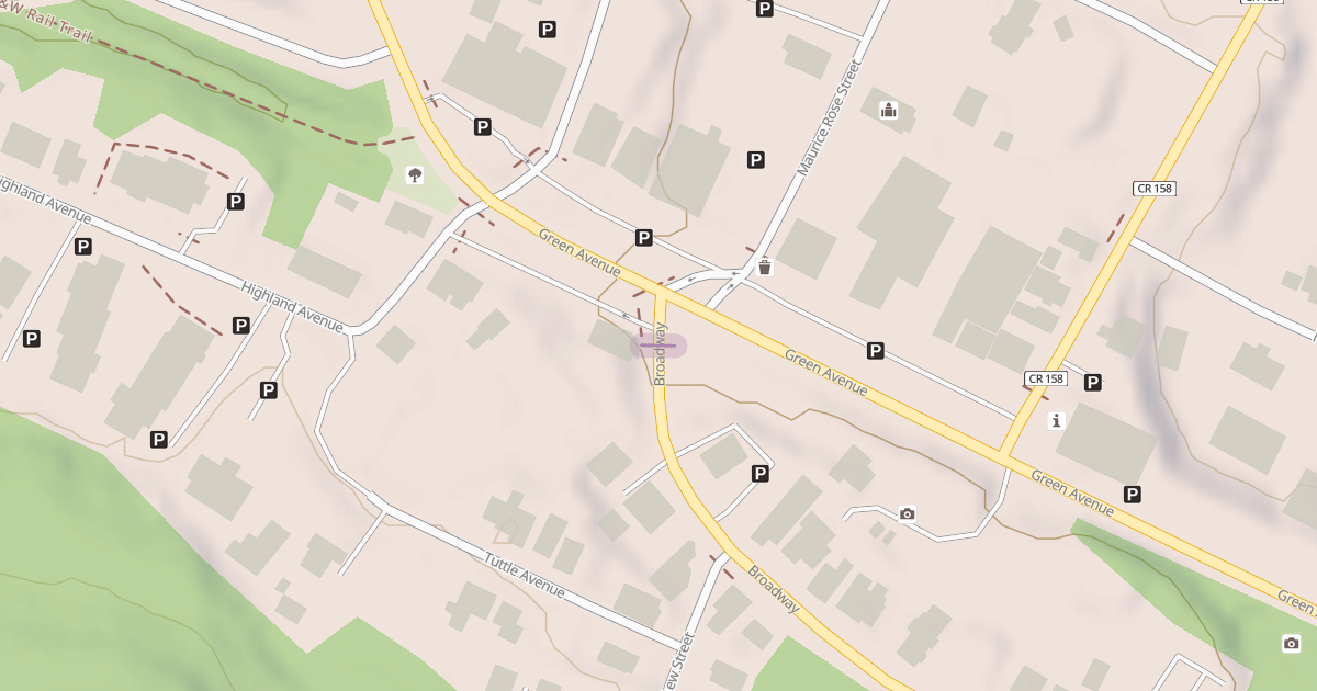 Map preview of Woodridge O&W Rail Trail