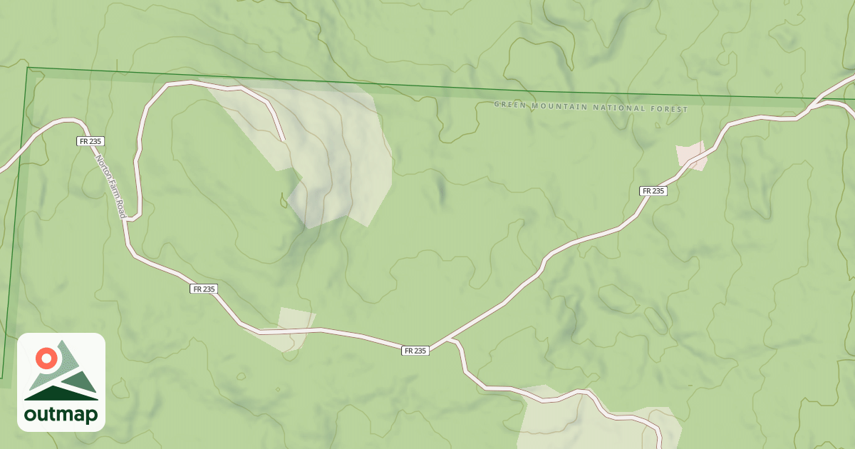 Map of HUNTLEY BROOK
