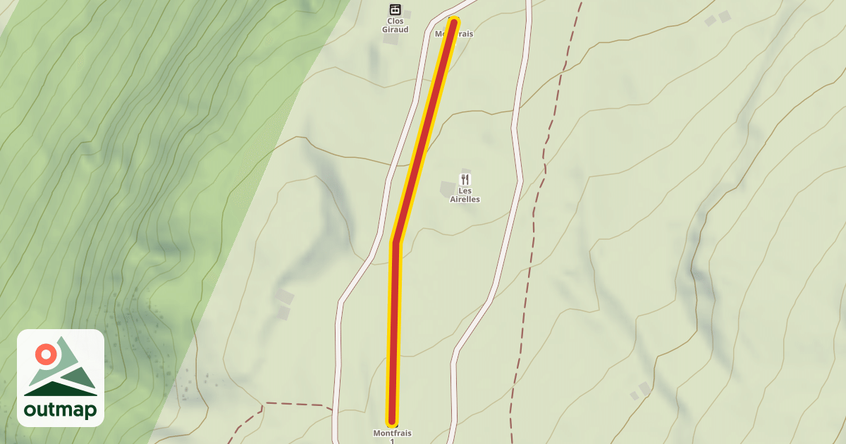 Map of Montfrais 1