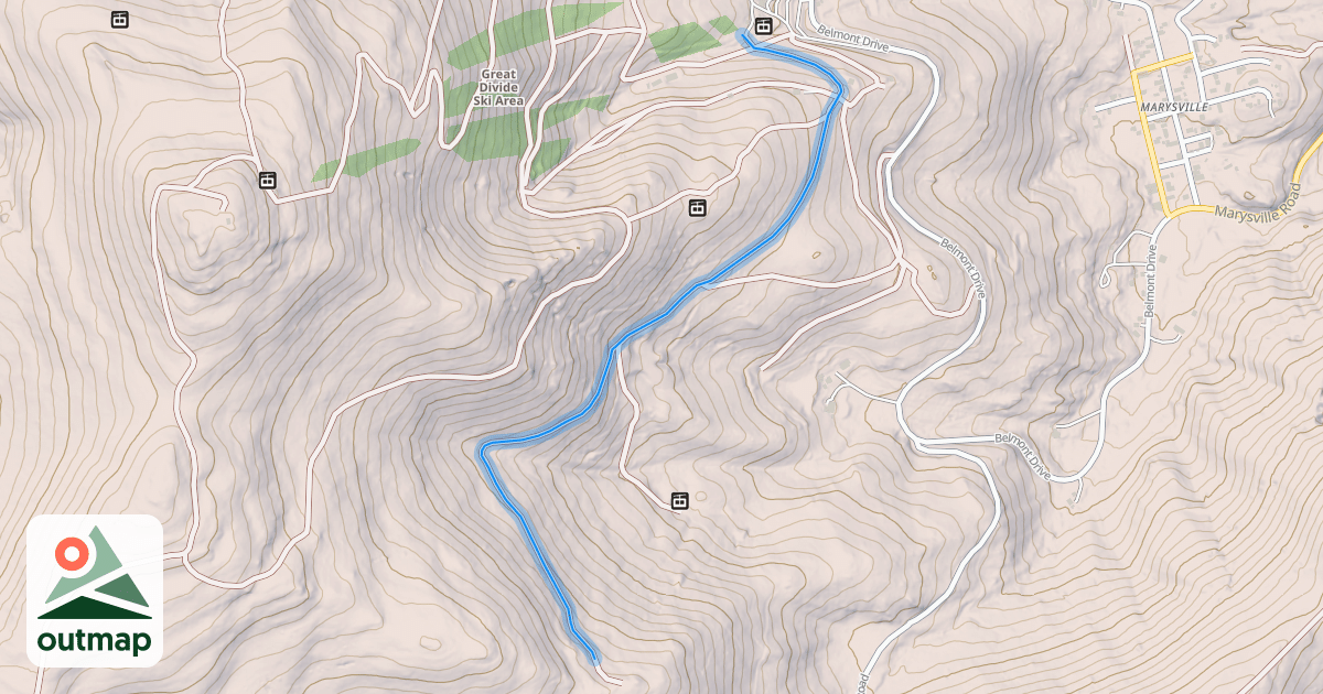 Map of Red Tail Trail