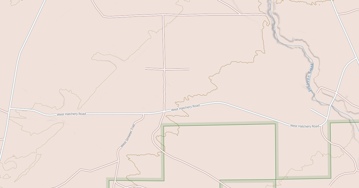 Map preview of FISH HATCHERY ROAD