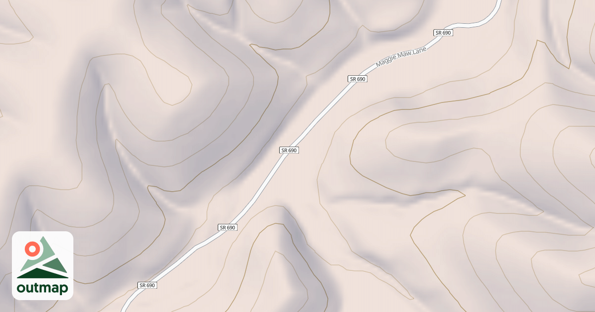 Map of ROLANDS RUN